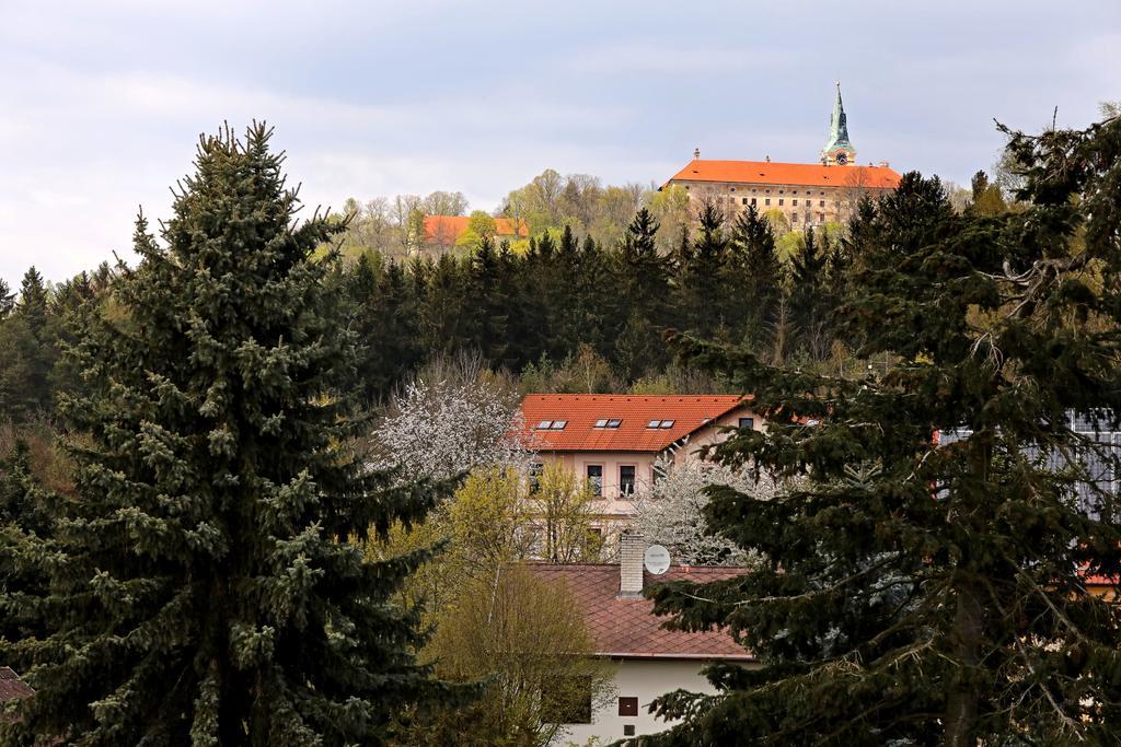 Hotel U Zeleneho Stromu Nepomuk Bagian luar foto