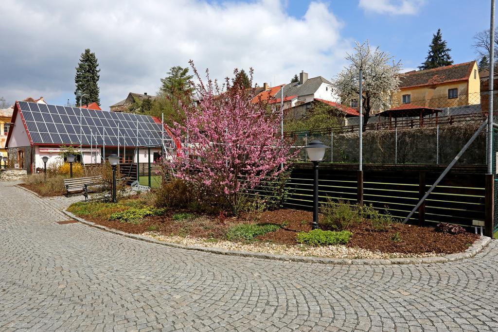 Hotel U Zeleneho Stromu Nepomuk Bagian luar foto
